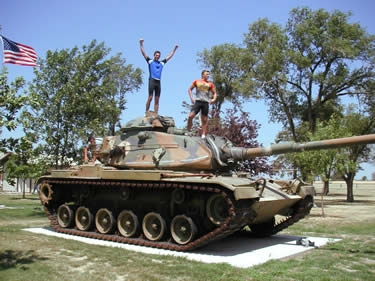 Dan and Wylie conquer central Nebraska and liberate 
the cattle.