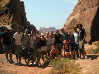 On our day off, we toured Arches National Park in 
Moab, UT.