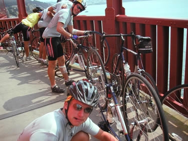 Except if, say, Brent and David C. were to both get flat tires in the middle of the bridge.