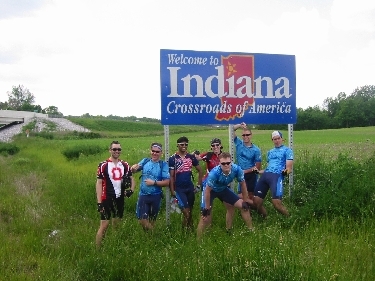 These guys are really psyched to join the century club (after a 100 mile day)!