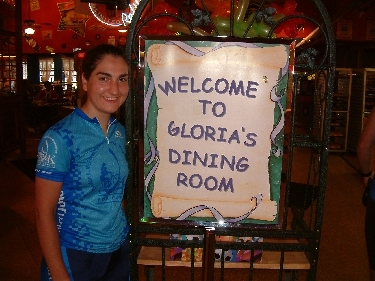Boy were we surprised when Gloria treated us to lunch.