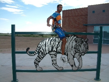 The Tiger riding the tiger.