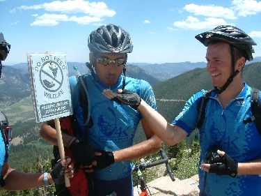 Breaking all the rules at Rocky Mountain National Park…hopefully Sumeet doesn’t get deported for this