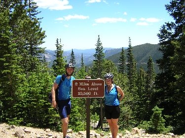 Drew and Meredith just joined the 2-mile high club