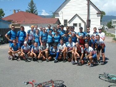 We crossed paths in Kremmling, Colorado with Push America, another group of bikers who were going from San Francisco to Washington, DC.