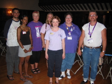 The Michigan City chapter of the American Cancer Society surprised us with a visit.  Thanks for coming!