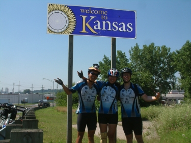 Crossing into our eighth stateKansas