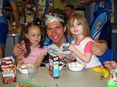 breakfast with the kids in the greensburg ymca