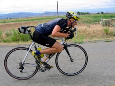 joe riding his bike like he would for fumi's