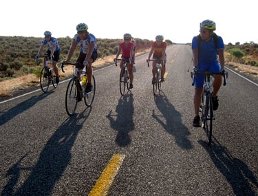 a HOT riding day into hite, UT