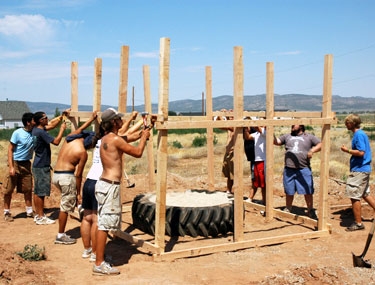 before we got here, a lot of us had no idea that we'd end up building the clubhouse completely from scratch