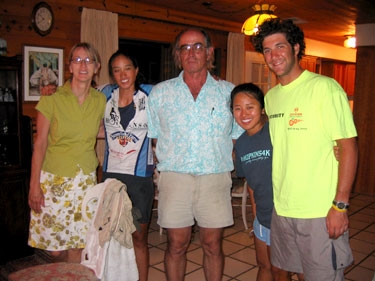 the wonderful couple that hosted us for dinner in benton!